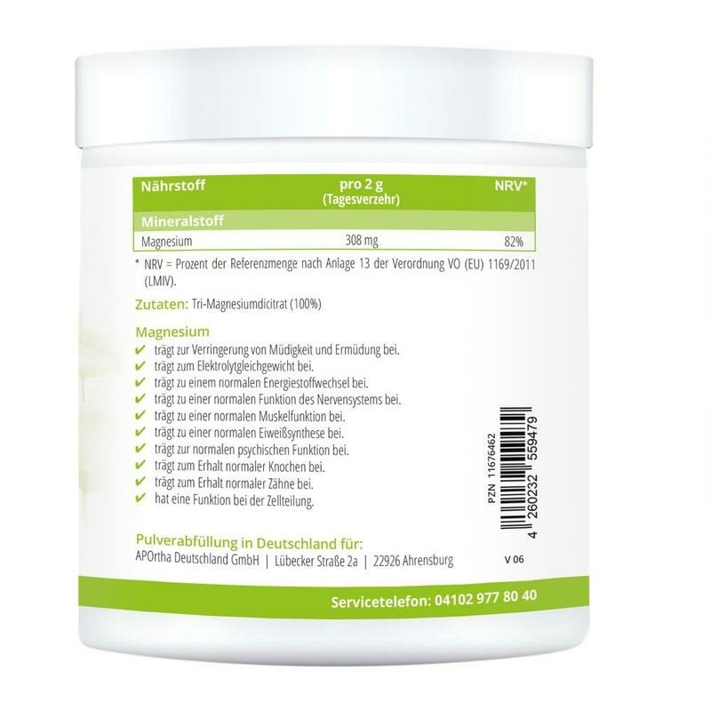 MAGNESIUM TRI-MAGNESIUMDICITRAT Pulver