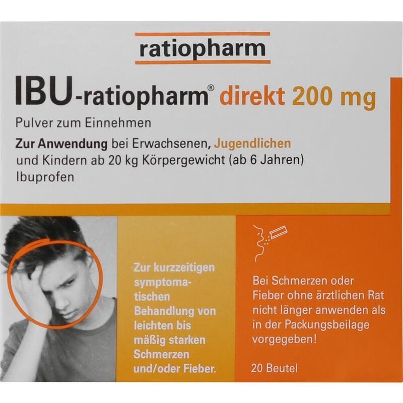 IBU-RATIOPHARM direkt 200 mg Pulver zum Einnehmen