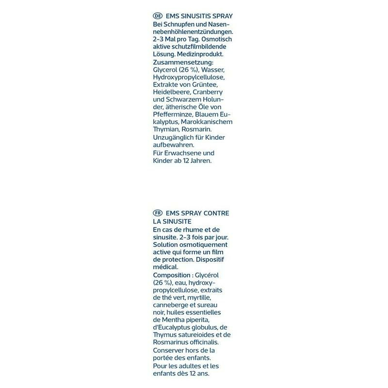 EMSER Sinusitis Spray mit Eukalyptusöl