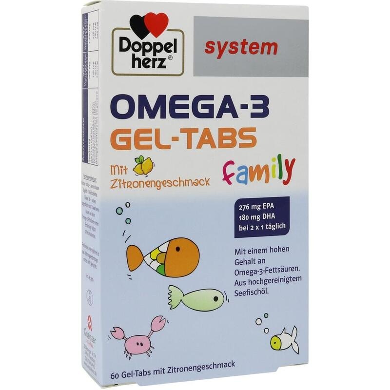 DOPPELHERZ Omega-3 Gel-Tabs family system