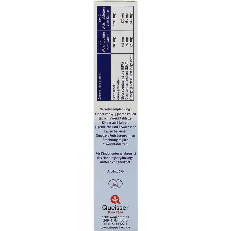 DOPPELHERZ Omega-3 Gel-Tabs family system