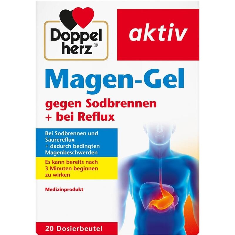 DOPPELHERZ Magen-Gel gegen Sodbrennen+bei Reflux