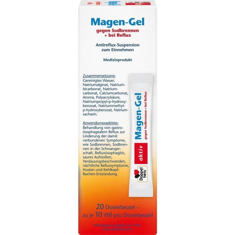 DOPPELHERZ Magen-Gel gegen Sodbrennen+bei Reflux