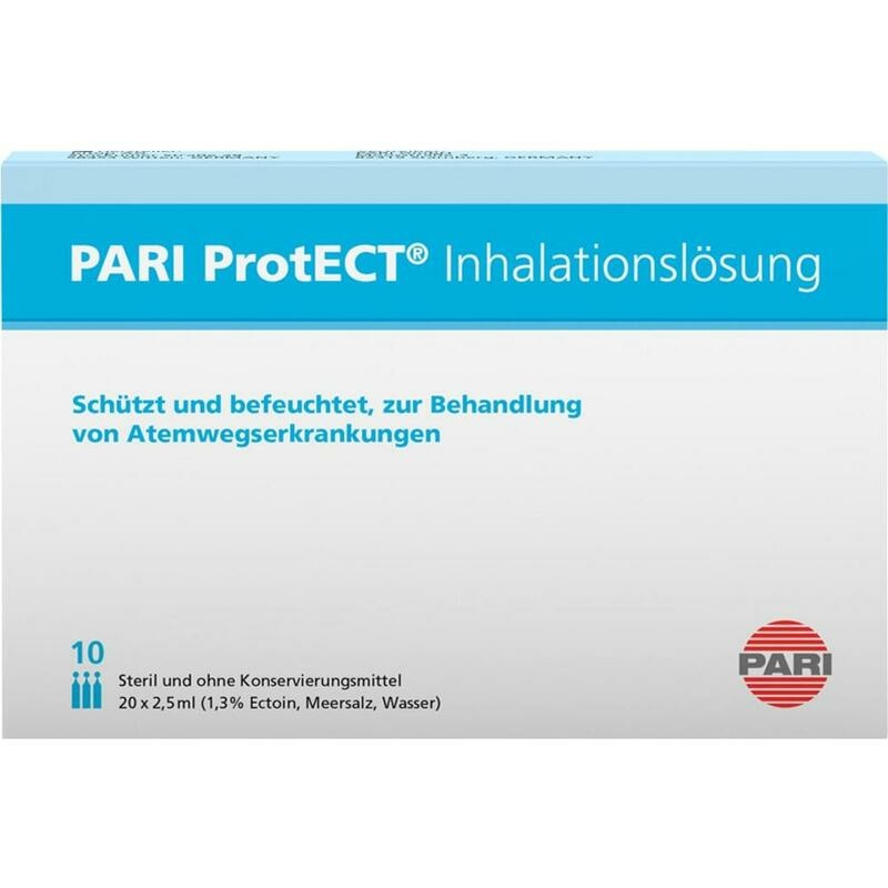 PARI ProtECT Inhalationslösung mit Ectoin Ampullen