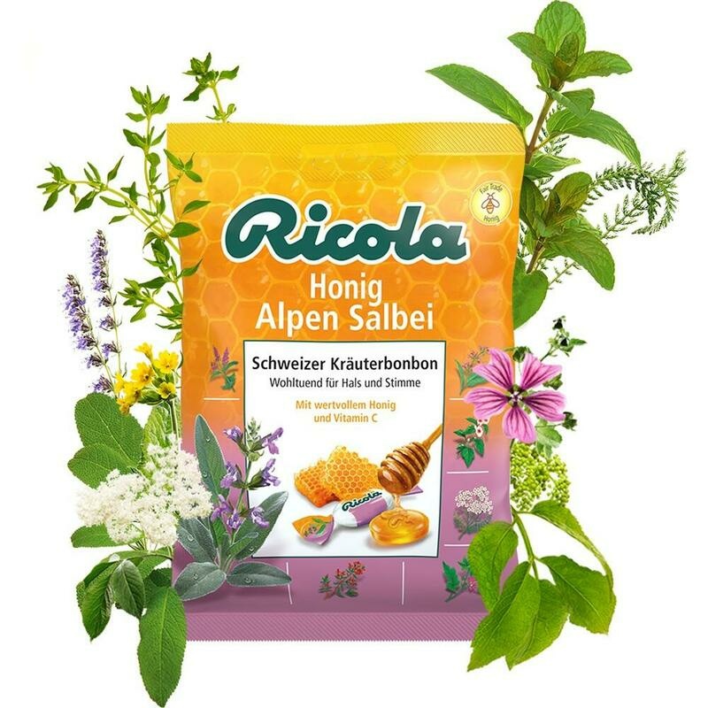 RICOLA m.Z.Beutel Honig Alpen Salbei Bonbons