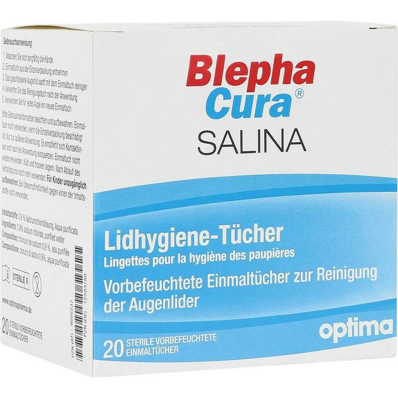 BLEPHACURA Salina Lidhygiene-Tücher