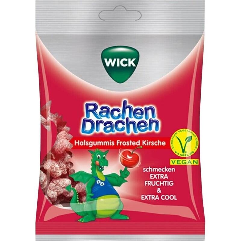 WICK RachenDrachen Halsgummis Kirsche