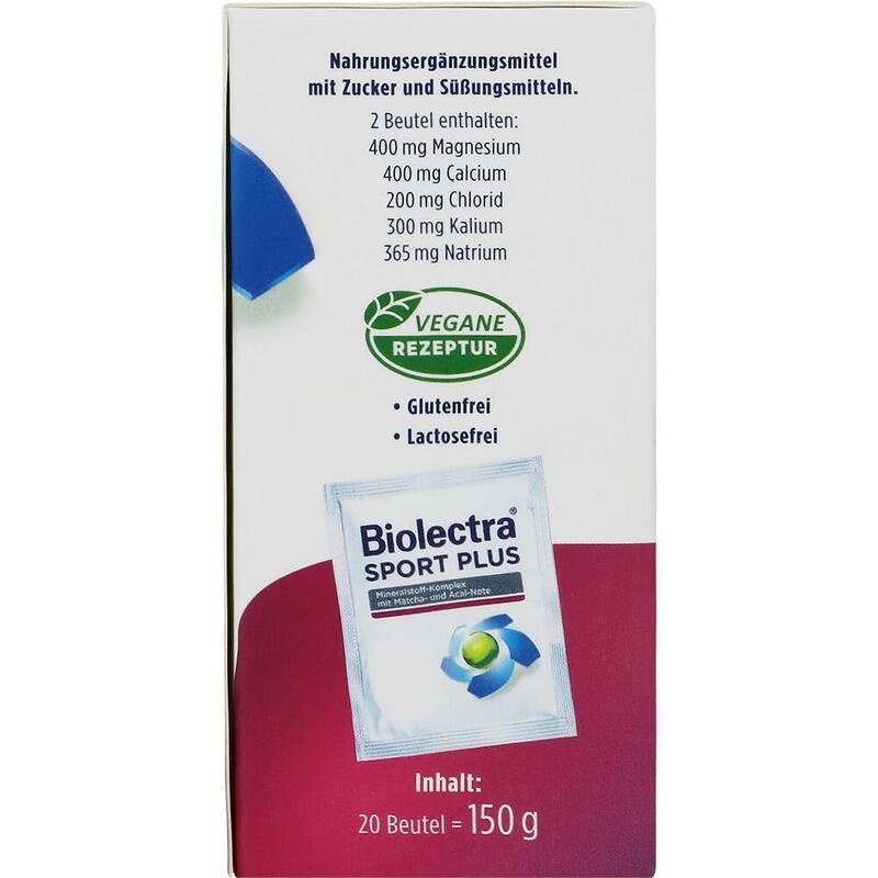 BIOLECTRA Sport Plus Trinkgranulat