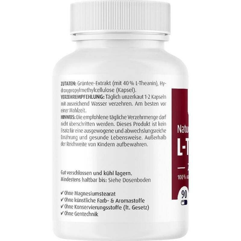 L-THEANIN Natural 250 mg Kapseln ZeinPharma