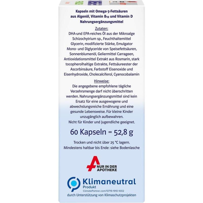 DOPPELHERZ Omega-3 pflanzlich system Kapseln
