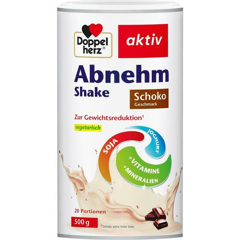 DOPPELHERZ Abnehm Shake Schoko Pulver