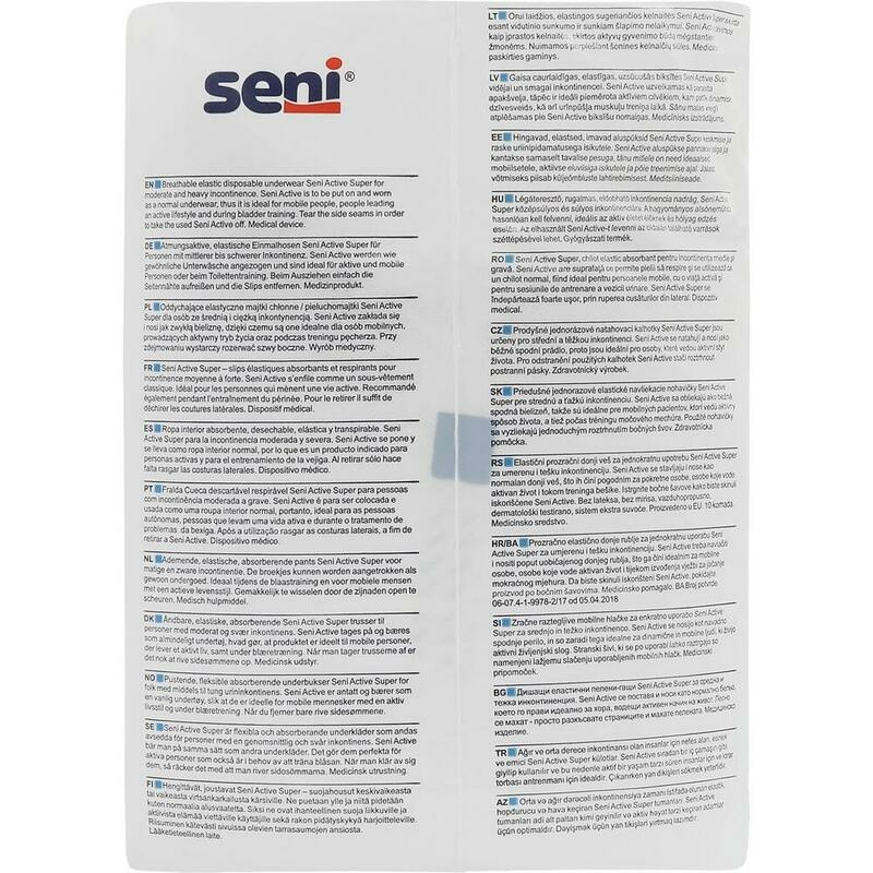 SENI Active Inkontinenzpants super L