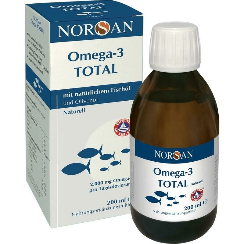 NORSAN Omega-3 Total Naturell flüssig