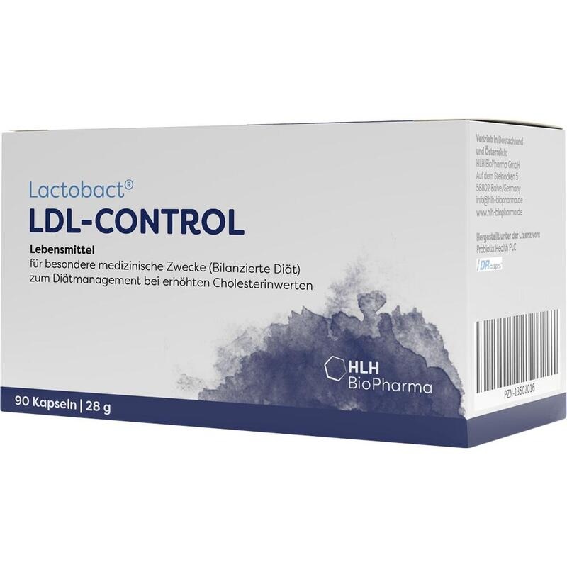 LACTOBACT LDL-Control magensaftresistente Kapseln