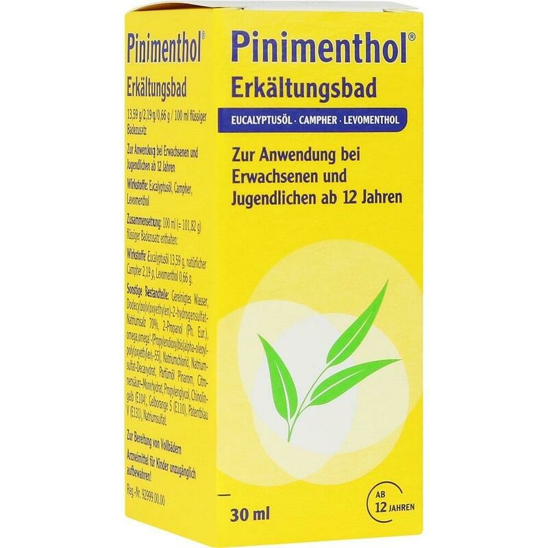PINIMENTHOL Erkältungsbad ab 12 Jahre