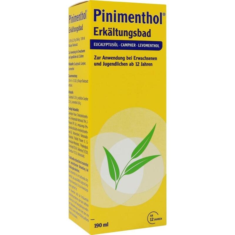 PINIMENTHOL Erkältungsbad ab 12 Jahre