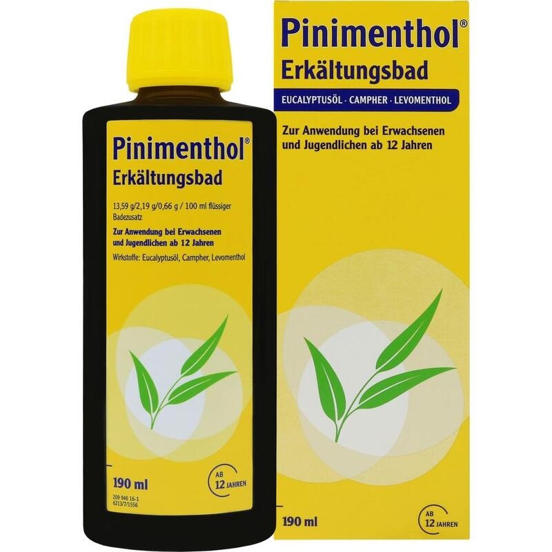 PINIMENTHOL Erkältungsbad ab 12 Jahre