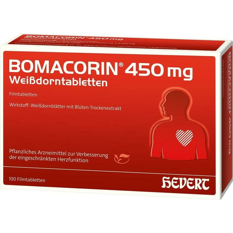 BOMACORIN 450 mg Weißdorntabletten