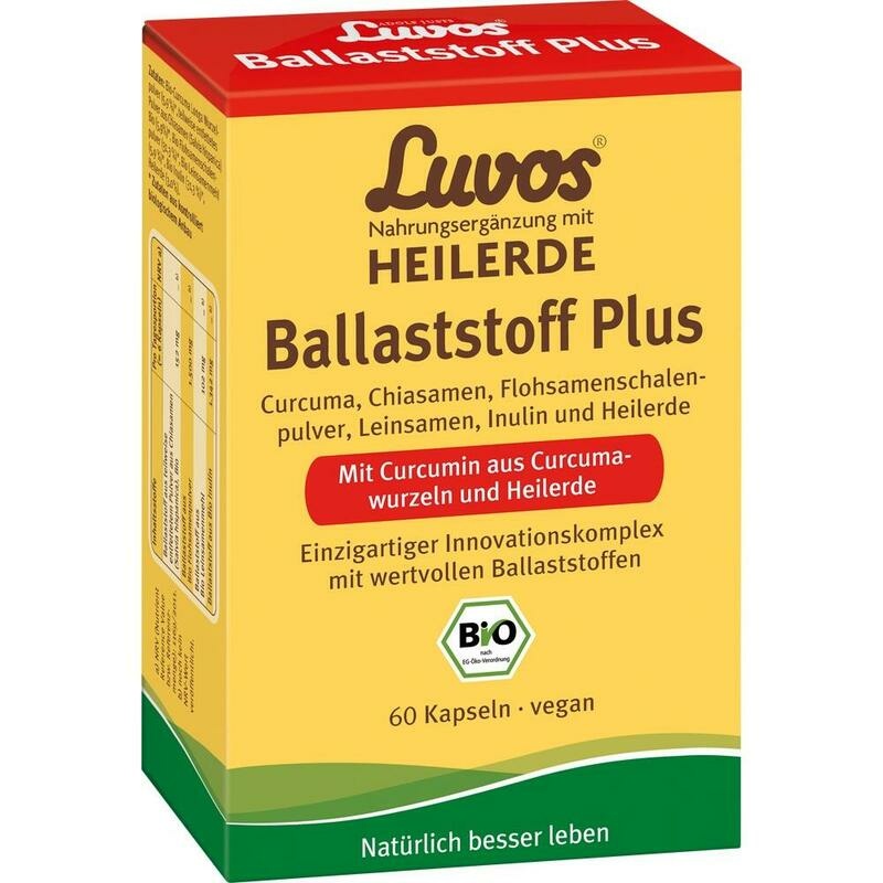 LUVOS Heilerde Bio Ballaststoff Plus Kapseln