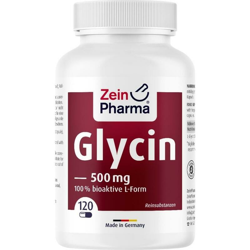 GLYCIN 500 mg in veg.HPMC Kapseln ZeinPharma