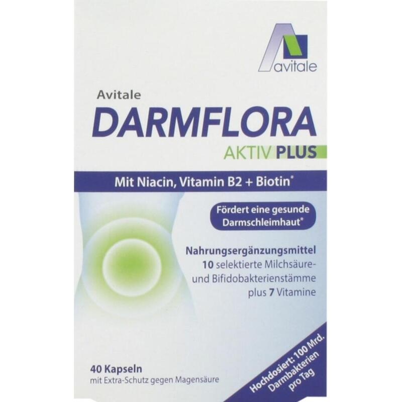 DARMFLORA Aktiv Plus 100 Mrd.Bakterien+7 Vitamine
