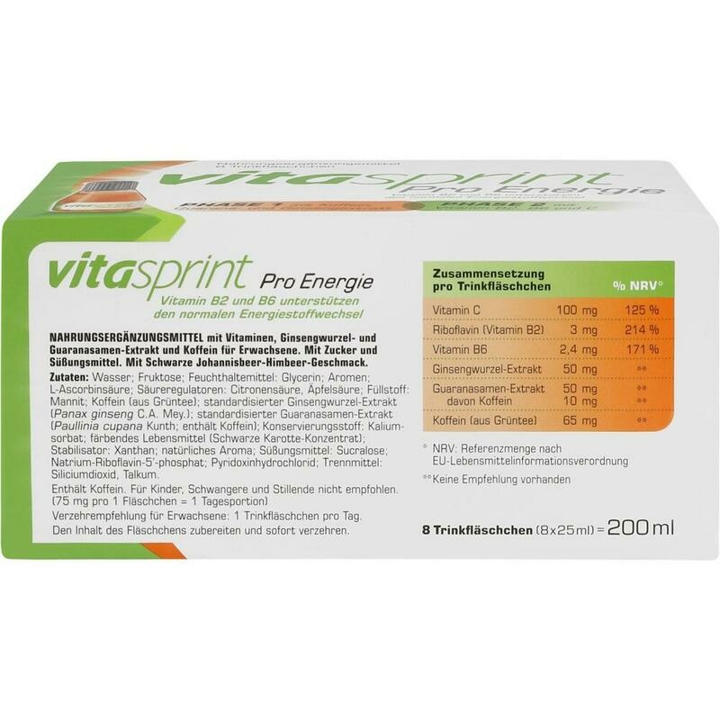 VITASPRINT Pro Energie Trinkfläschchen
