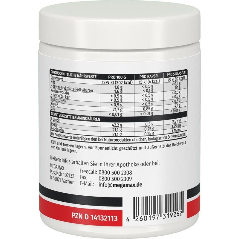 BCAA 1000 mg Megamax Kapseln