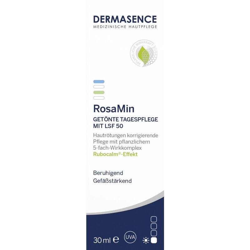 DERMASENCE RosaMin Getönte Tagespflege mit LSF 50