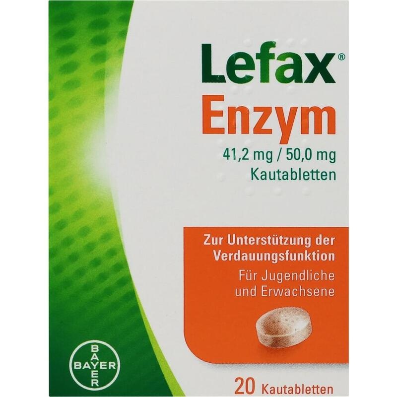 LEFAX Enzym Kautabletten