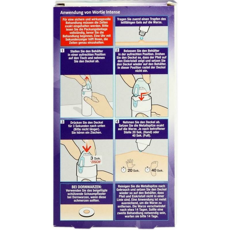 WORTIE Intense gegen Warzen u.Dornwarzen Spray+Gel