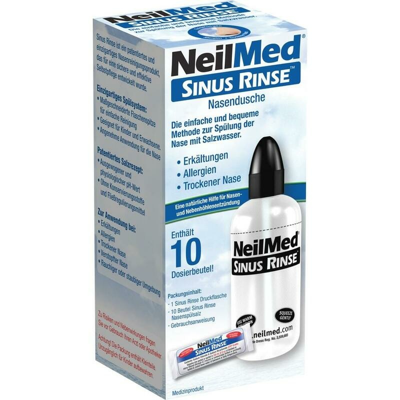NEILMED Sinus Rinse Nasendusche+10 Btl.Spülsalz