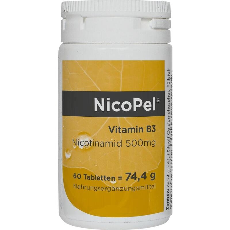 NICOPEL Nicotinamid 500 mg Kapseln