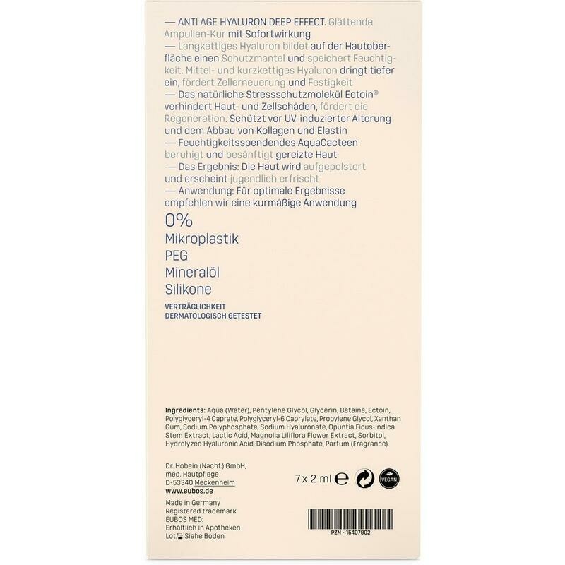 EUBOS ANTI-AGE Hyaluron Deep Effect Ampullen