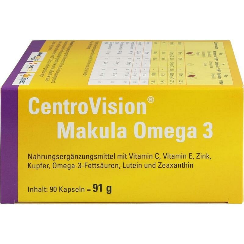 CENTROVISION Makula Omega-3 Kapseln