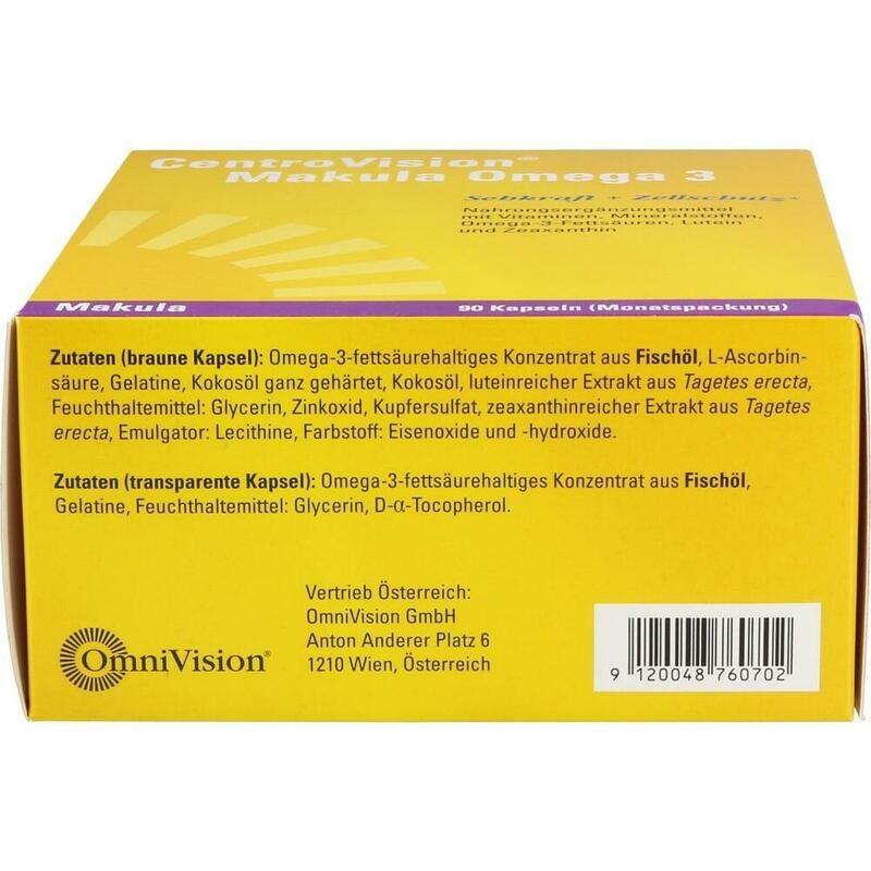 CENTROVISION Makula Omega-3 Kapseln