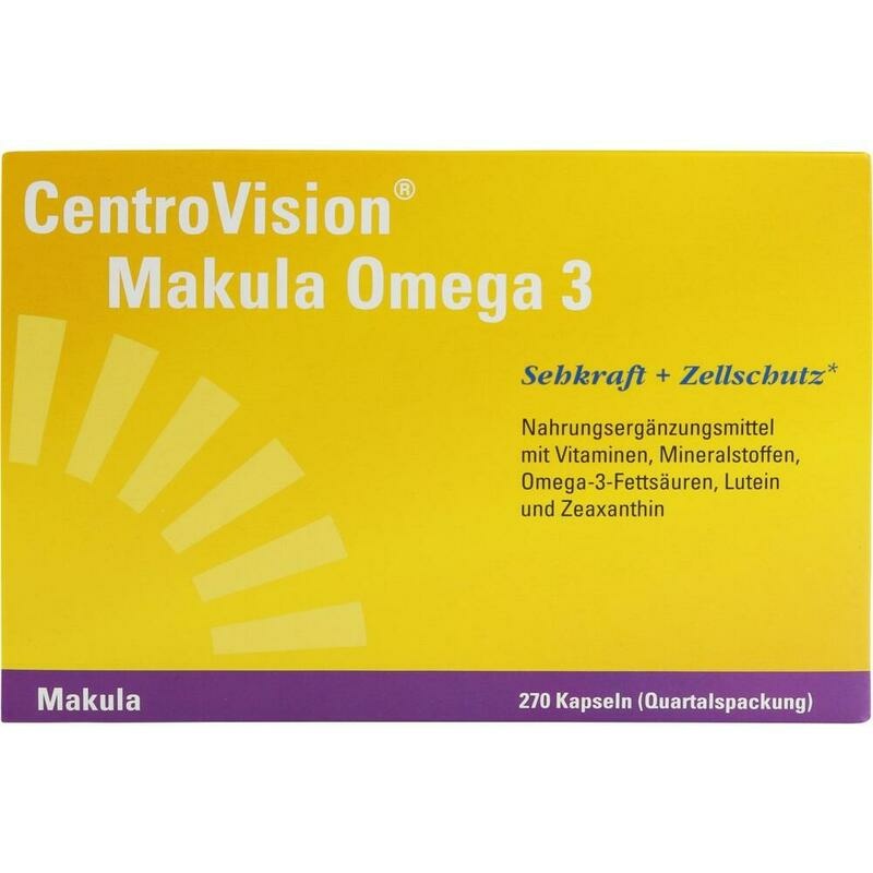 CENTROVISION Makula Omega-3 Kapseln