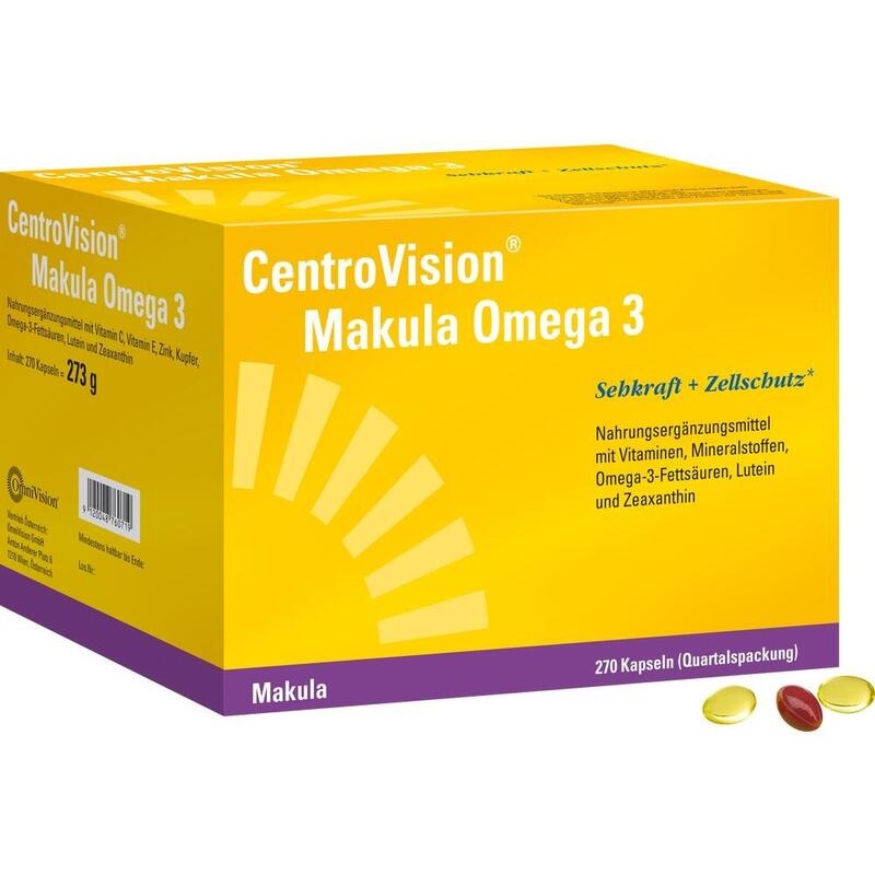CENTROVISION Makula Omega-3 Kapseln