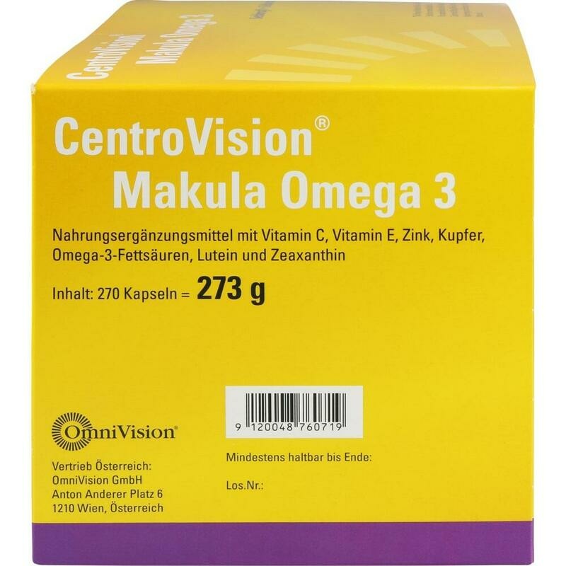 CENTROVISION Makula Omega-3 Kapseln