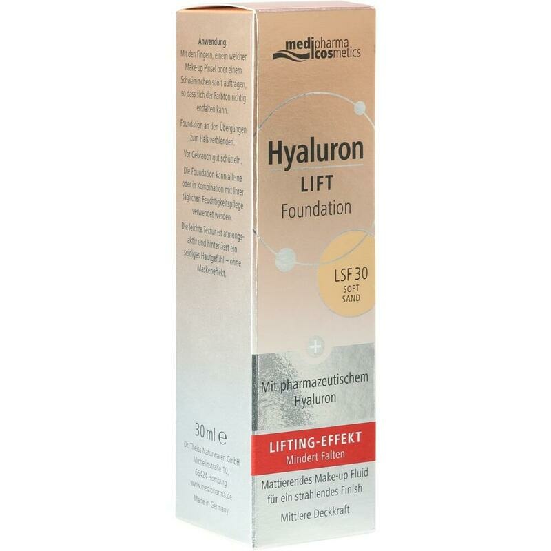 HYALURON LIFT Foundation LSF 30 soft sand
