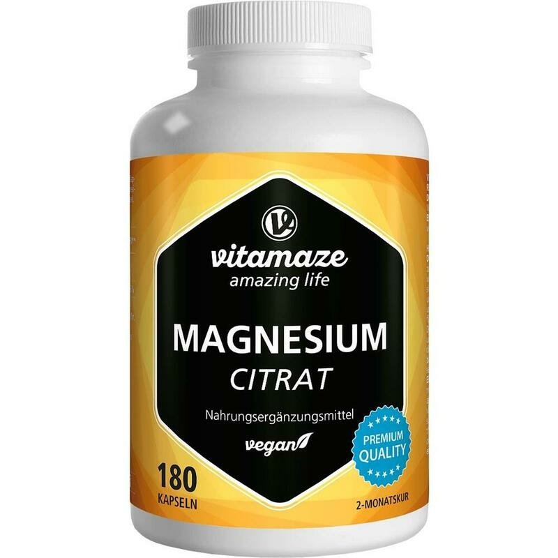 MAGNESIUMCITRAT 360 mg vegan Kapseln