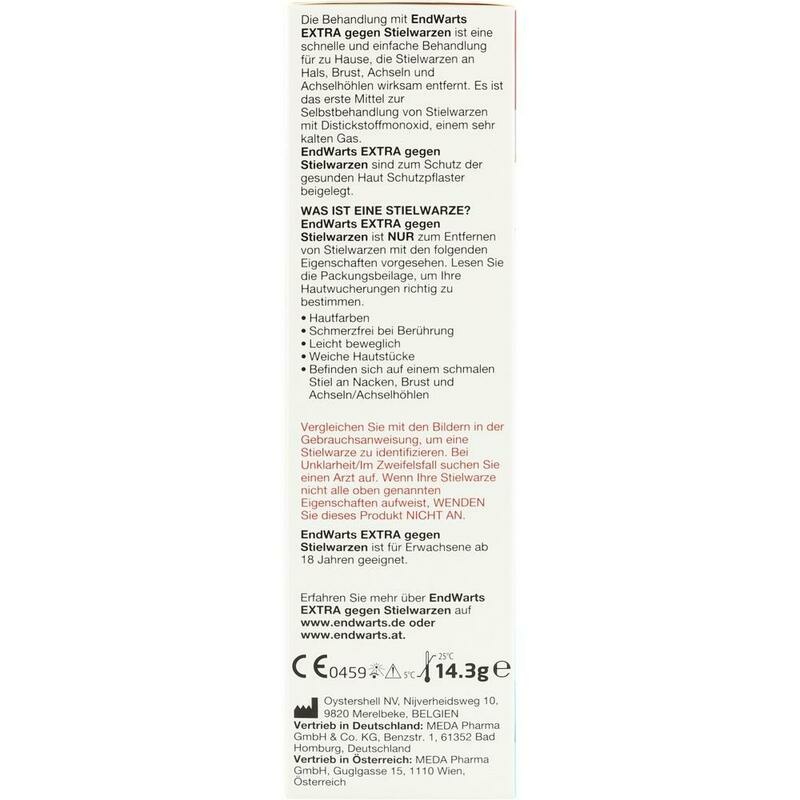 ENDWARTS Extra gegen Stielwarzen