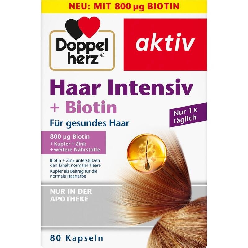 DOPPELHERZ Haar Intensiv+Biotin Kapseln