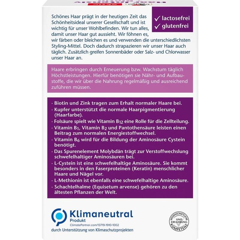 DOPPELHERZ Haar Intensiv+Biotin Kapseln