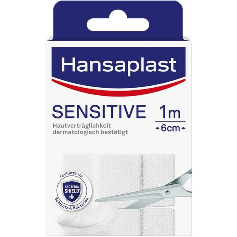 HANSAPLAST Sensitive Pflast.hypoallergen 6 cmx1 m