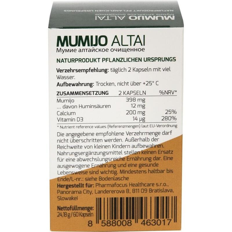 MUMIJO ALTAI Kapseln