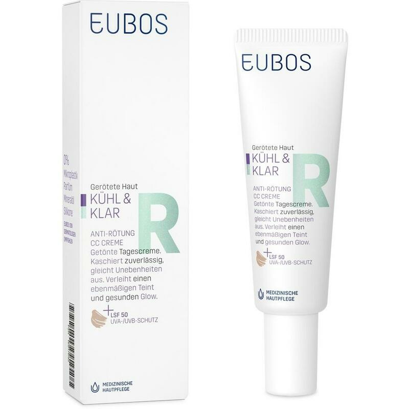 EUBOS KÜHL & KLAR Anti-Rötung CC Creme LSF 50