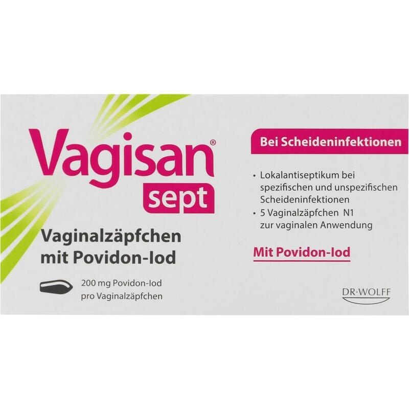 VAGISAN sept Vaginalzäpfchen mit Povidon-Iod