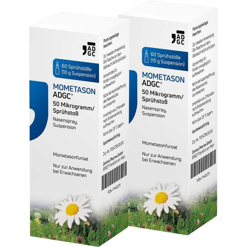 MOMETASON ADGC 50 μg/Sprühstoß Nasenspray 60