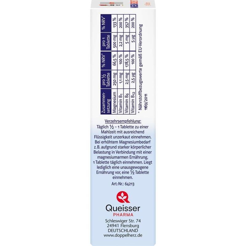 DOPPELHERZ Magnesium 500 Depot system Tabletten