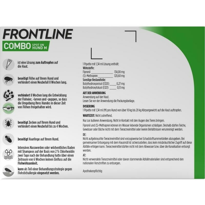 FRONTLINE Combo Spot on Hund M Lsg.z.Auft.a.Haut